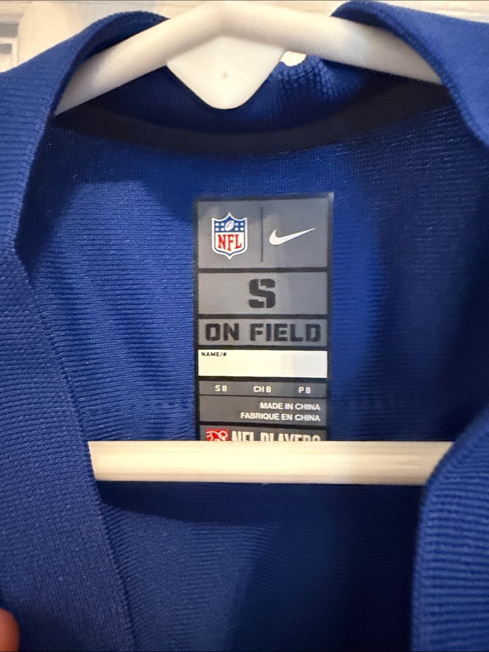 NFL Nike New York Giants Royal Blue #80 Football Jersey - Picture 3 of 4